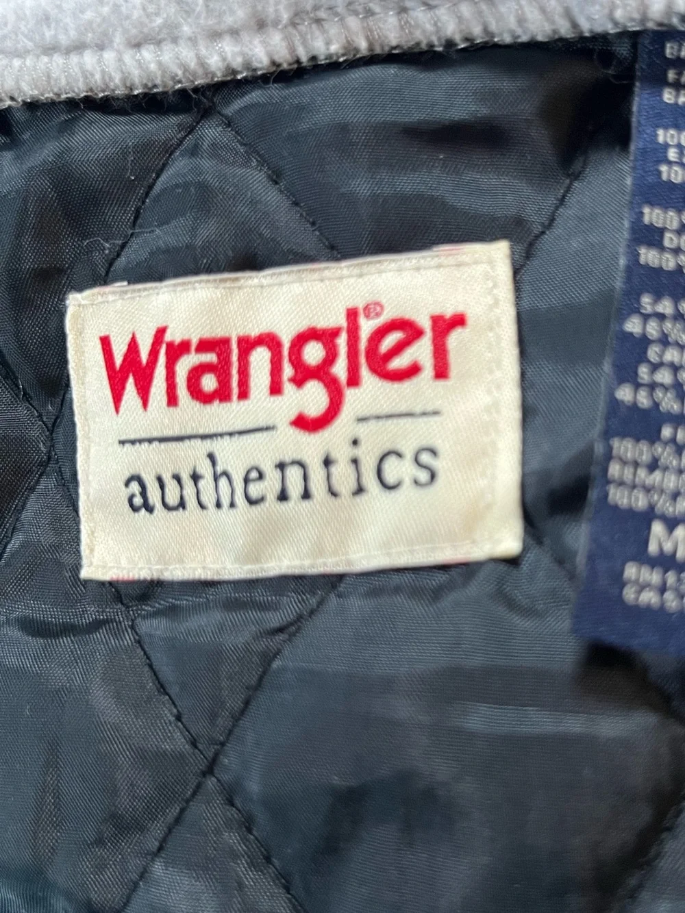 Wrangler Men's Black & White Plaid Hooded Flannel Shacket, M